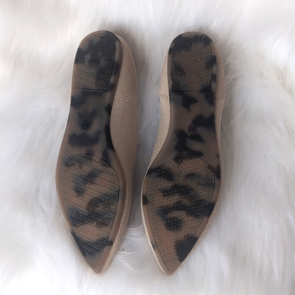 Rothy's The Point Flats In Ecru Beige Size 7.5 - Picture 12 of 16